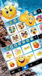 Pozadí klávesnice Ocean Rocks poster 4