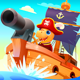 Dinosaur Pirate Games for kids icon