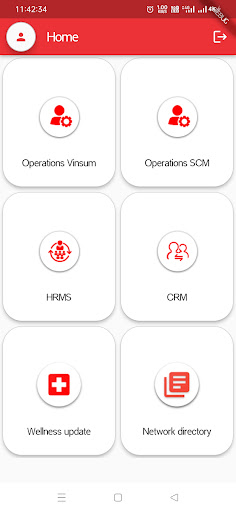 Android application Vinsum ERP screenshort