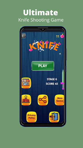 Android application Knife Shoot screenshort