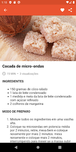 Receitas de Cocadas (DELICIOSA Screen 3