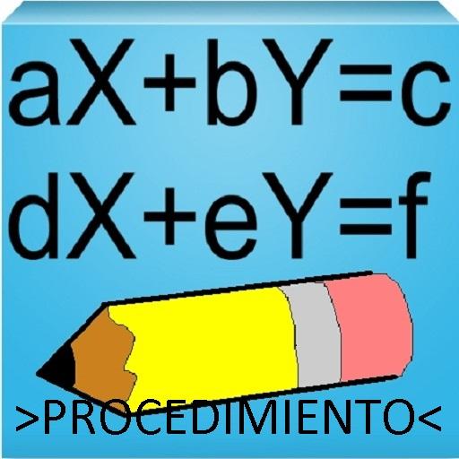 Sistema de dos ecuaciones con logo