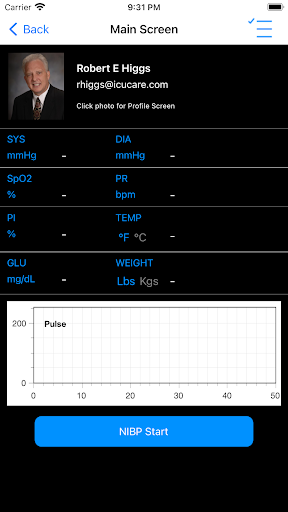 Check Vitals Now Screen 3