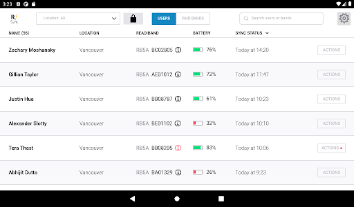 ReadiSync by Fatigue Science Screenshot 2 - AppWisp.com