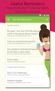 My Diet Coach - Weight Loss Motivation & Tracker Screenshot
