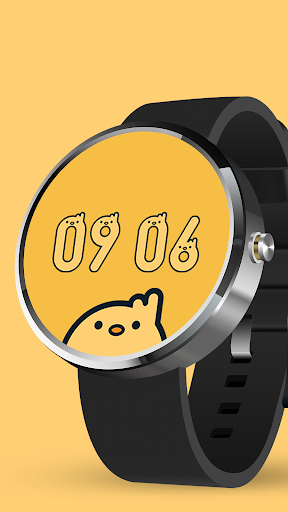 Android application Chick Watch Face screenshort
