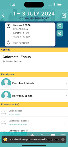 ACPGBI Annual Conference 2024 Screen 3