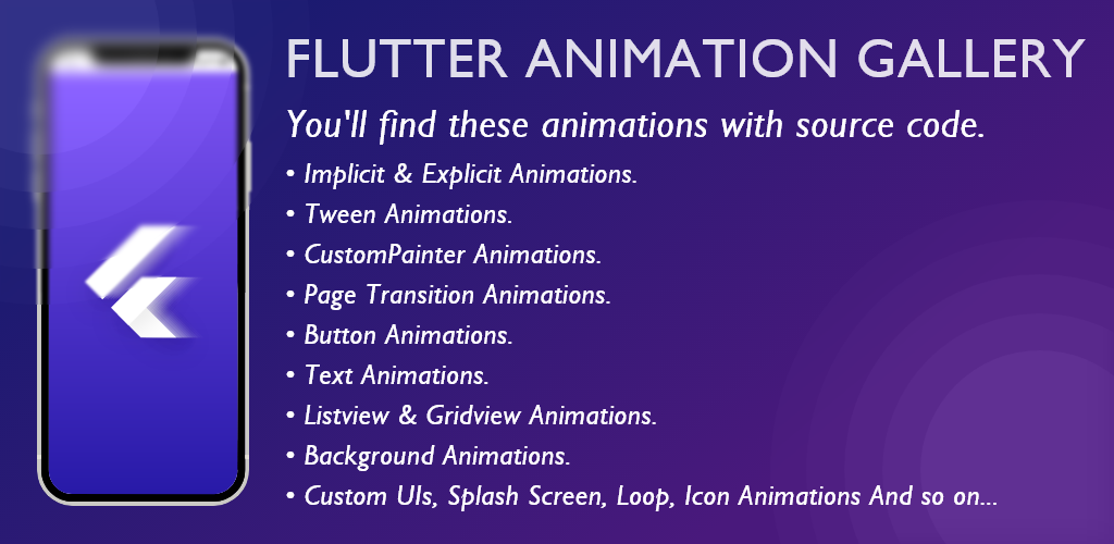 Flutter Animation Gallery-Learn to make animations - Latest version for  Android - Download APK