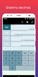 Captura de Pantalla 3 Conversor Binario Decimal Hexa android