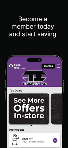Android application REX Purple! by Truckers Inn screenshort