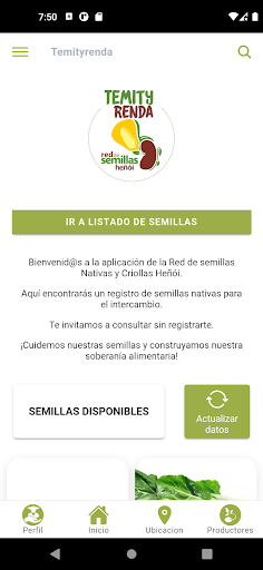Android application Temity Renda screenshort