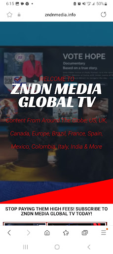 Android application ZNDN Media screenshort
