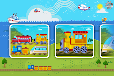 子供の鉄道と交通機関 – 幼児向けパズルのおすすめ画像1