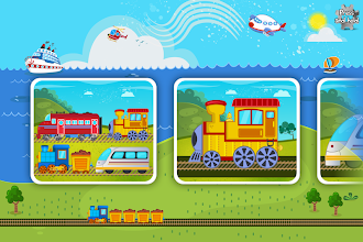 Game screenshot Поезда пазлы для младенцев mod apk