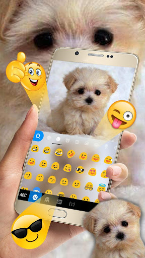 Innocent Puppy Keyboard Theme Screen 3