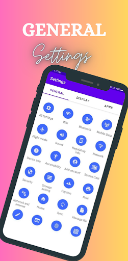 Android application Settings App screenshort