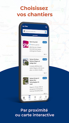 Android application Parlons Travaux screenshort