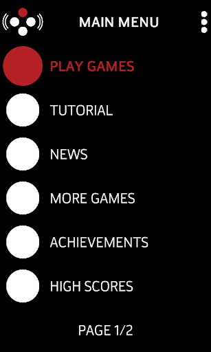 Android application Audio Game Hub screenshort