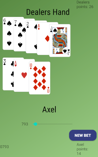 Black Jack my first app