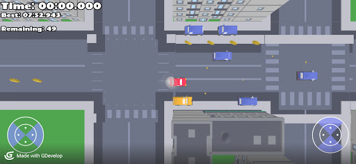 Android application car coin hunt screenshort