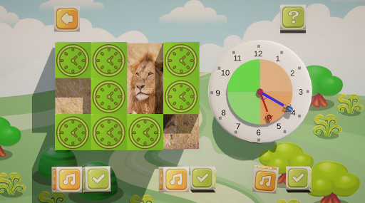 Android application Read Analog Clock for Kids screenshort