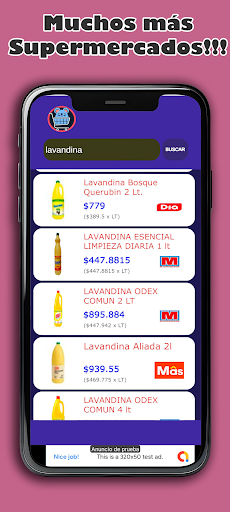 Android application Ratoneando Precios screenshort