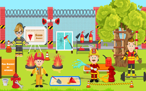 Pretend Play Town Fire Station: Small City Fireman apkdebit screenshots 12