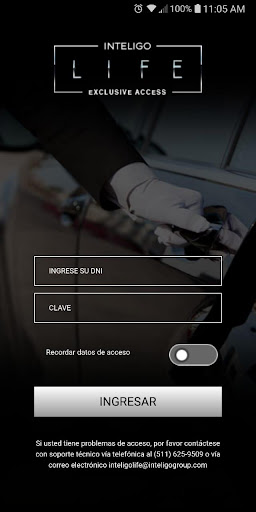 Android application Inteligo Life screenshort