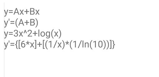 Derivatives Calculator