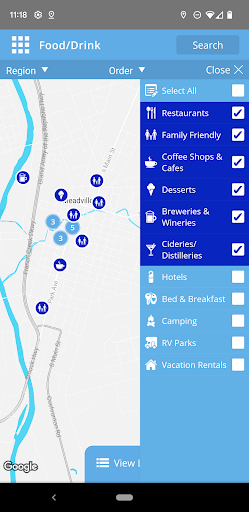 Screenshot of Visit Crawford