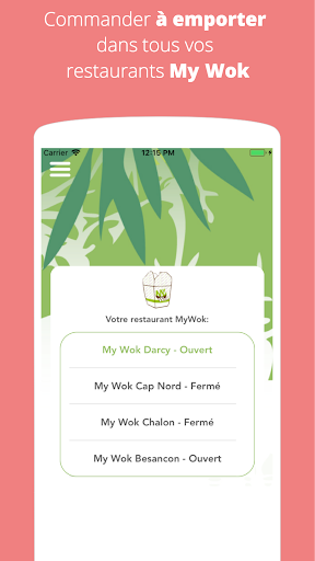 Android application My Wok screenshort