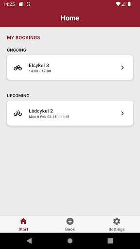 Android application EC2B screenshort