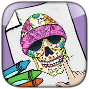 ColorBit | Skull Coloring  Pages