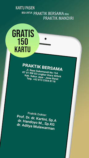 Android application Kartu Pasien - Praktik Dokter screenshort