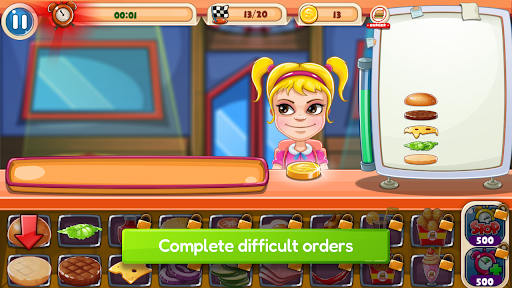 Burger Cooking Madness Screen 2