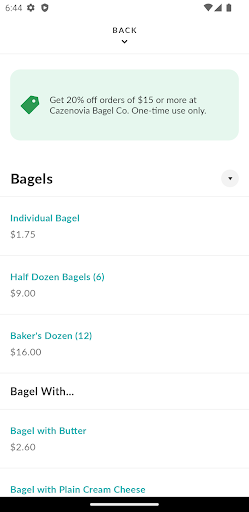Cazenovia Bagel Co Screen 3