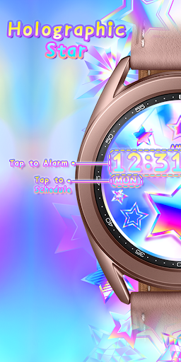 Holographic Star_Watchface Screen 2