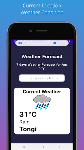Android application Weather Forecast screenshort