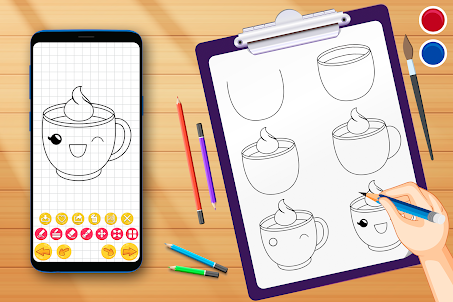 Learn to Draw Food & Drinks