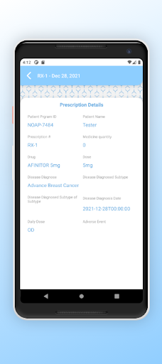 NOAP - Patient Diary