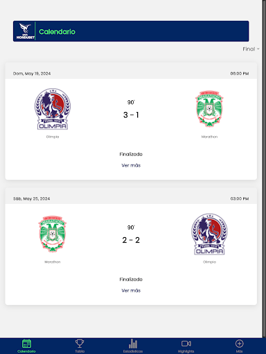 Liga Nacional de Honduras Screen 2