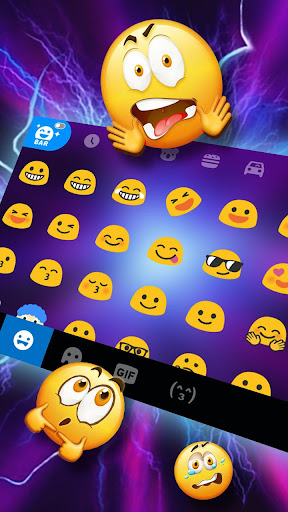 Neon Lightning Theme Screen 3
