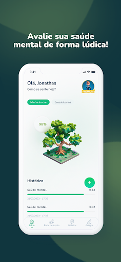 Android application MindForest screenshort