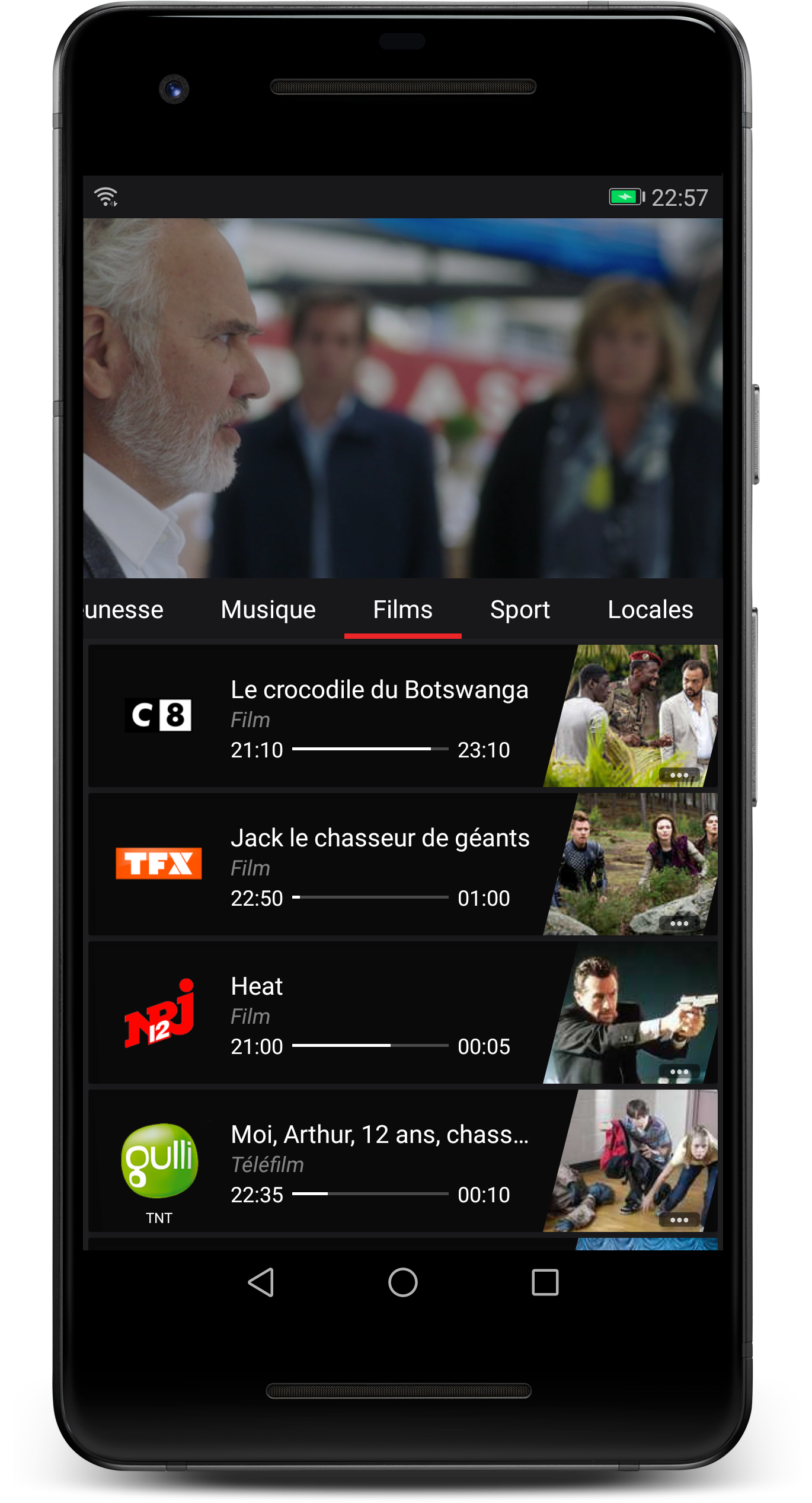 Android application BoxnTV multiposte pour Freebox screenshort