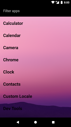 Android application Text Launcher screenshort