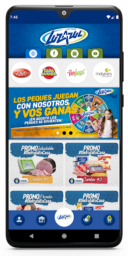 Android application Luz Azul - APP de pedidos screenshort