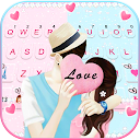 Romantic Couple Love Tastatur-Romantic Couple Love Tastatur-Thema 