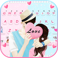 Тема для клавиатуры Romantic Couple Love