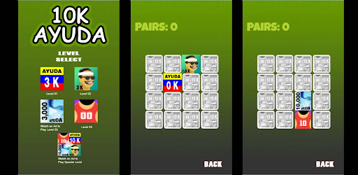 Android application 10K Ayuda screenshort