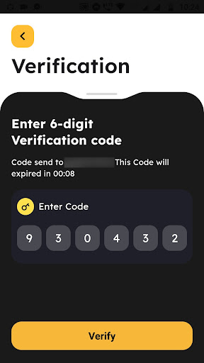 OrderPlzz! Staff App Screen 3